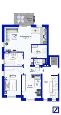 Exposeplan-Obergeschoss links - 