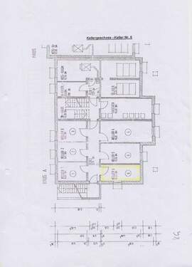 Lageplan Keller-Abstellraum - 