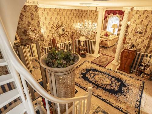 Blick von der Wendeltreppe - 