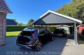 Carport und Gartenhaus - 