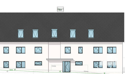 Hausansicht - 4 Zimmer Etagenwohnung zum Kaufen in Diedorf