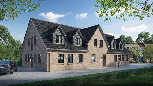 Neubauprojekt in Boldixum - Wohnung 3: Neubauprojekt Mehrfamilienhaus mit 5 schlüsselfertigen Wohnungen