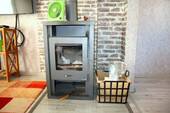 ... mit Kaminofen - 