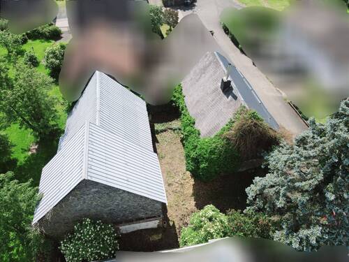 Drohne Rückseite - Grundstück in Greifenstein zum Kaufen