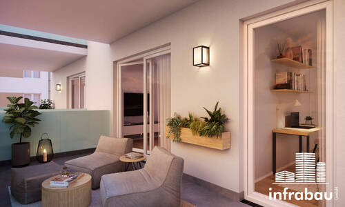 Balkon - Etagenwohnung mit 55,70 m² in Friedberg zum Kaufen