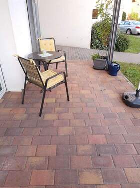 Terrasse - 1 Zimmer Etagenwohnung zur Miete in Landau