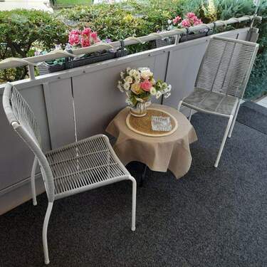 Balkon - Etagenwohnung mit 101,00 m&sup2; in Frankfurt am Main zum Kaufen