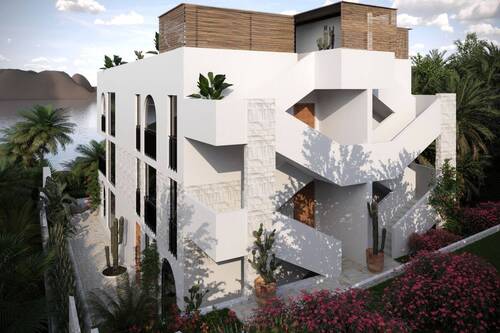 Außenliegendes Treppenhaus - 