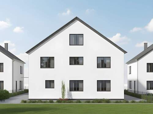 Außenansicht seitlich - 4 Zimmer Reihenmittelhaus in Gütersloh