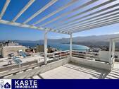 Terrasse - Penthouse-Apartment mit atemberaubendem Meerblick in Sitia, Kreta