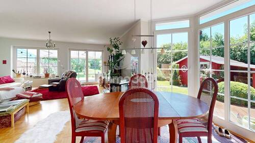 Zimmer 1 - Essbereich + Terrasse - 