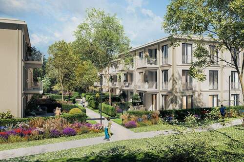 Außenvisualisierung - Etagenwohnung mit 98,40 m² in München zum Kaufen