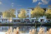 Außenansicht - Wedel, 4 Zimmer Wohnung, direkter Blick auf den Mühlenteich, ca. 80 qm, ruhig und dennoch zentral, provisionsfrei!