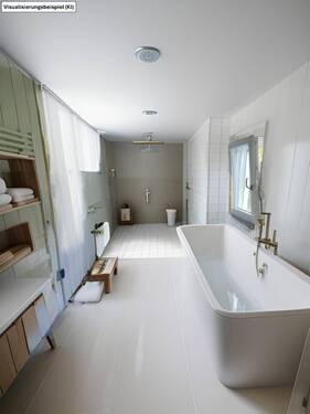 Bad Erdgeschoss Einrichtungsbeispiel - 