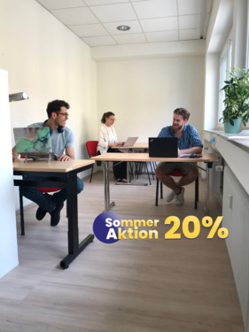 Bild 1 - Büro in Bahnhofsnähe mit eigener Küche - All-in-Miete