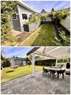 Terrasse / Hochbeete - 