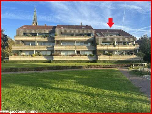 Südansicht - 'In Traumlage am Hafen' - Sonnige 3-Zimmer-Wohnung mit Blick auf die Schlei