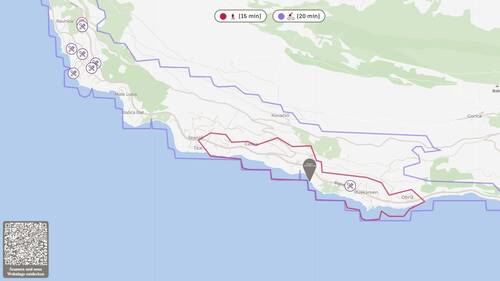 Lageplan - Grundstück in Omis zum Kaufen