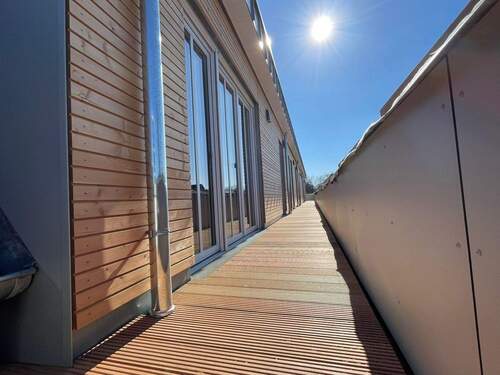 Blick auf die Dachterrasse - 2 Zimmer Etagenwohnung zur Miete in Cloppenburg