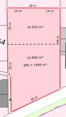 Größe Grundstück - 