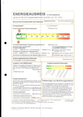 Energieausweis 2. Seite - 
