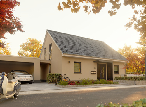 Straßenansicht - 6 Zimmer Einfamilienhaus zum Kaufen in Zurow