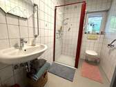 Badezimmer mit Dusche - 