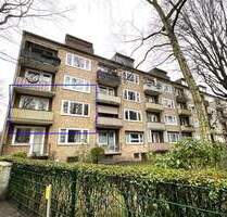 Gepflegte 58,00 m² Wohnung im 1. OG - 3 Zimmer, Westbalkon am Hammer Steindamm - Hamburg