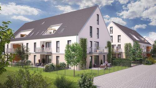 Ihr Wohlfühlzuhause vor den Toren Nürnbergs - Terrassenwohnung mit 54,80 m² in Nürnberg zum Kaufen
