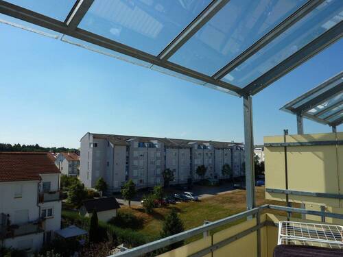 Aussicht vom Balkon - 