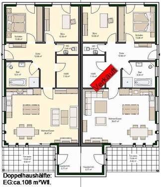 Bild 3 - Doppelhaushälfte mit 108,00 m² in Löhne zum Kaufen