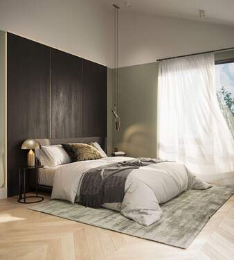 Beispiel Schlafzimmer - 5 Zimmer Reihenendhaus in Hamburg