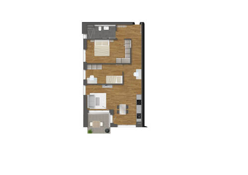 Wohnung 13 unverbindl. Illustration - 
