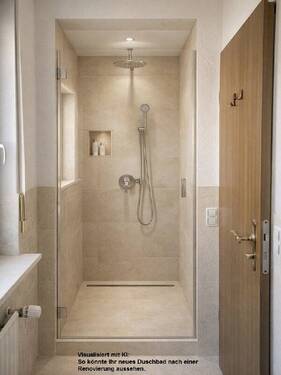 KI Visualisierung EG Gäste WC Dusche - 
