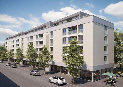 Visualisierung Gebäude - 2 Zimmer Etagenwohnung zur Miete in Singen
