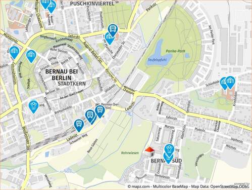 Geolyzer Kartenausschnitt - 