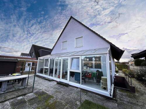 Rückwärtige Ansicht - 3 Zimmer Doppelhaushälfte in Emsdetten