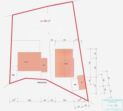 Lageplan Haus Ost-1 - Grundstück in Hersbruck zum Kaufen