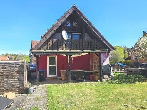 Ansicht vom Garten - 4 Zimmer Doppelhaushälfte zum Kaufen in Heidenheim