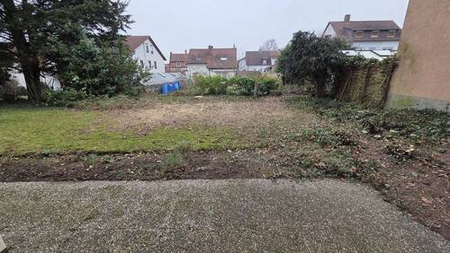 Garten Blick von Terrasse - 3 Zimmer Etagenwohnung zum Kaufen in Bad Bergzabern
