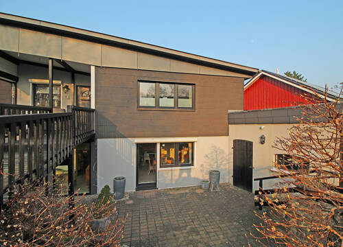 Terrasse vor der Küche - Einfamilienhaus mit 160,00 m² in Bebensee zum Kaufen