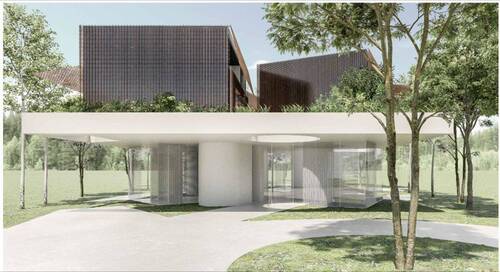 Moderne Architektur inmitten grüner Natur - Grundstück in Jursici