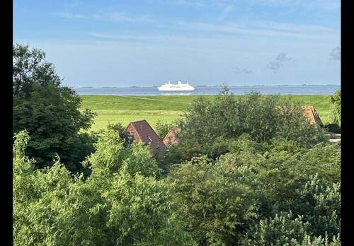 Weitblick über den Deich vom Dachgeschoss - 