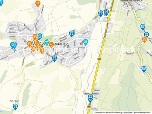 Geolyzer Kartenausschnitt - 