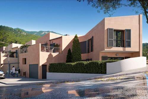 Moderne Reihenhausanlage mit 13 Wohneinheiten in mediterranem Stil - 