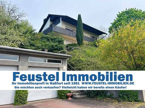 Außenansicht - Haßfurt OT - SOFORT VERFÜGBAR – Viel Platz für die große Familie bzw. 2-Generationen – mit herrlichem Fernblick in ruhiger Lage!