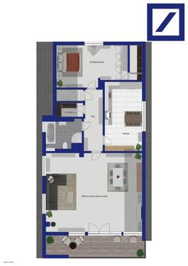 Illustration Dachgeschoss - 