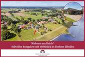 Ärzte & Apotheker Immobilien - Wohnen am Deich - stilvoller Bungalow mit Weitblick in direkter Elbnähe!