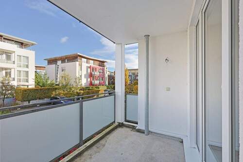 Gemütliche Balkon-Loggia für schöne Stunden - Moderne 2-Zimmer-Wohnung mit Balkon in Rahlstedt