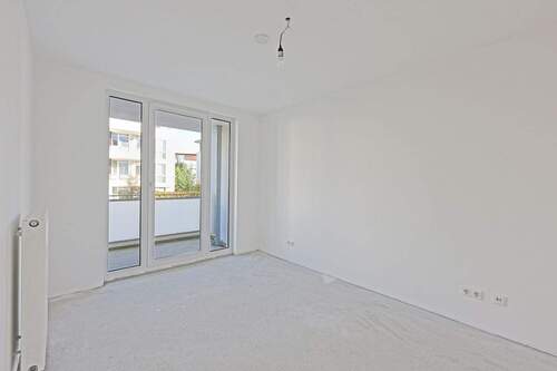 Schlafzimmer mit ruhigem Fenster nach Osten - 2 Zimmer Etagenwohnung in Hamburg